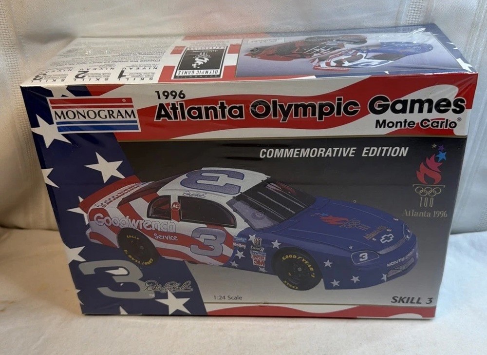 Dale Earnhardt 1996 Atlanta Olympic Games Chevy Monte Carlo Vintage Kit Sealed