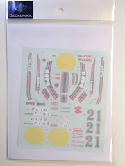 Decalpool 1:12 Scale Suzuki RGB500 Team Gallina ’80 Decalsheet DP335 suit Tamiya