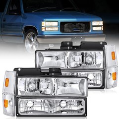 1988-1993 Chevy Silverado Suburban Tahoe GMC Sierra Yukon Headlights Assembly