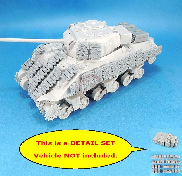 Legend 1/35 Stowage & Track Armor Set for British Sherman Firefly WWII #3 LF1454