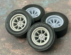 1/24 Scale: “Minilite Wheels For Trans Am Race Series” W/ Goodyear Racing Slicks