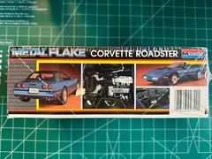 Monogram Metal Flake Corvette Roadster Model Kit  Factory Sealed Box
