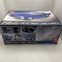 AMT 1966 Chevy Nova Pro Street 1/25 Scale Model Kit Open Box Complete Muscle Car