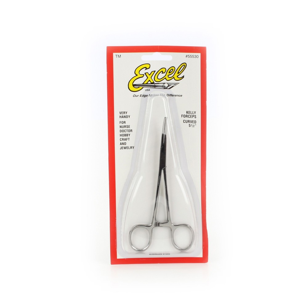 Excel Hobby Blade Corp Curved Nose Hemostat 5 EXL55530 Scissors and Shears