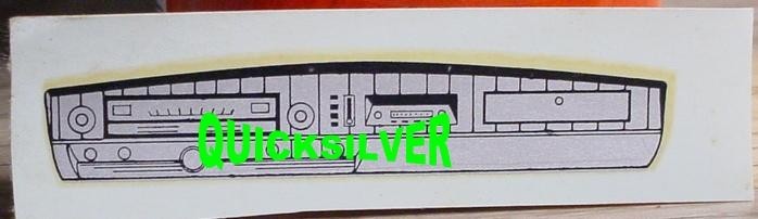 Vintage 1965 Dodge Coronet 500 Dashboard Decal 1/25th Pactra 11653 a