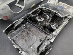 Built JIMMY Flintsone resin CADILLAC coupe 1:24 or 1/25 MODEL KIT Diorama 🔥🚦