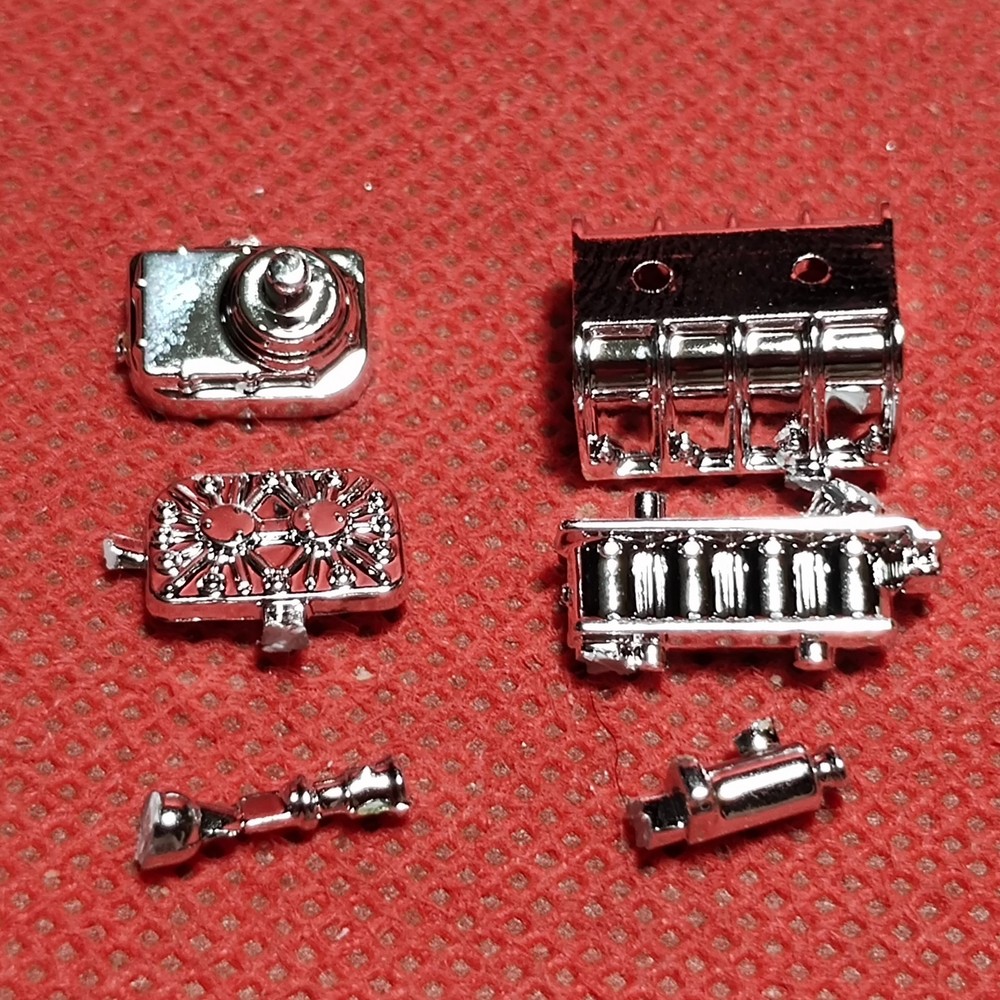 Supercharger (No Manifold) 1965 Chevy Nova 1:25 scale model car part Moebius