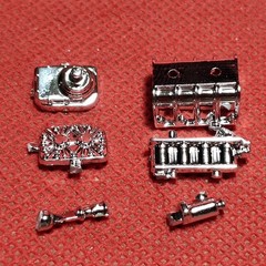 Supercharger (No Manifold) 1965 Chevy Nova 1:25 scale model car part Moebius