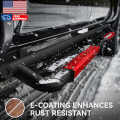 6 Inch Running Boards Compatible with 2019-2025 Chevy Silverado/Gmc Sierra 1500