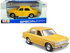 Maisto 31518Y 1971 Datsun 510 Yellow “Special Edition” 1/24 Diecast Model Car