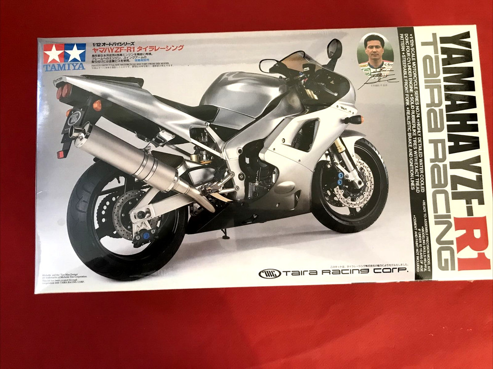 Tamiya 14085, “Full View” Yamaha YZF-R1 Taira Racing, 1:12, FACTORY SEALED