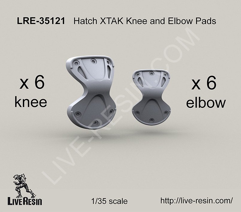 Live Resin 35121 1/35 X-Tak Knee and Elbow Pads