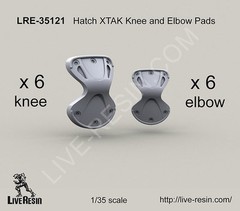 Live Resin 35121 1/35 X-Tak Knee and Elbow Pads