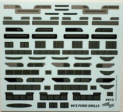 NASCAR DECAL 1990’s NASCAR FORD T-BIRD FRONT GRILL GOODIES DETAIL SHEET 1/24