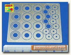 Aber 1/24 Standard Drilled Discs Brakes 13mm #24022