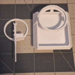 M20 Insert for M8 Greyhound American 6×6 Armored Car 3d Printed 1/32 Scale White