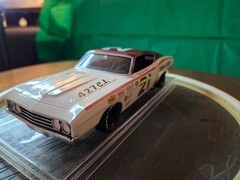 Cale Yarborough #21 Ford Torino Cobra NASCAR 1/24 Built Model Car Wood Brothers