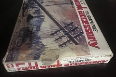 Bandai 1/48 Telegraph Pole Fieldwork Accessory Kit #8233 Parts Sealed See Photos