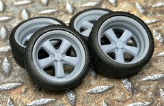 Resin 20 Inch: “Porsche SportClassic” Model car Wheels/Tires 1/24 1/25 scale
