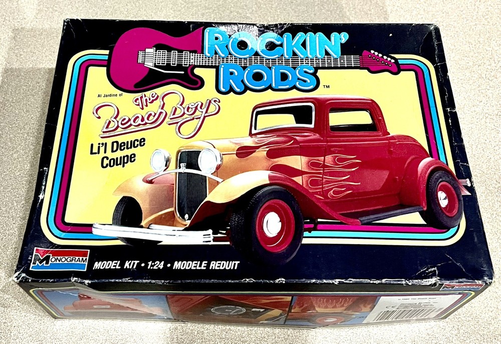 🏁 MONOGRAM VINTAGE ROCKIN RODS THE BEACH BOYS LIL DEUCE COUPE 1:24 KIT 🏁