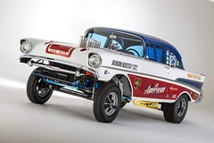 Decals – 57 Chevy gasser, “All American”. Beautiful!