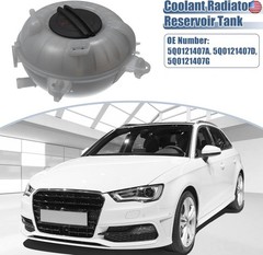 X AUTOHAUX Coolant Radiator Reservoir Tank 5Q0121407A Coolant Overflow
