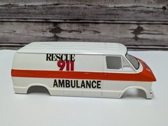 AMT Rescue 911 Ambulance Van Plastic Model Parts Builder Junkyard