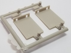 1972 FORD F350 Tow Truck MUD FLAPS from Moebius 1:25 Model Kit 72
