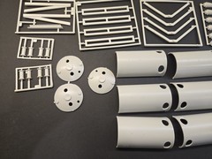 AMT/ERTL, Lowboy Trailer, Kit #6683, 1/25, Parts Complete, No Box or Decals.