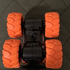 Snap-on #5 orange Monster truck race car toy pull back and it goes 3×3 size
