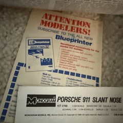 Vintage Model Car Junkyard Lot Of Parts And Pieces Decals Manuals Old Box READ