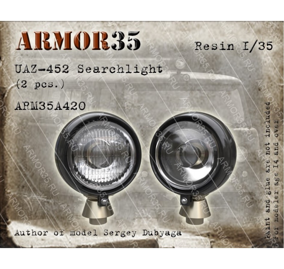 Armor35 1/35 UAZ-452 Searchlight (2pcs)