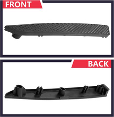 Front Headlight Headlamp Trim Black Driver Passenger Pair Fit for 2013 2014 2015