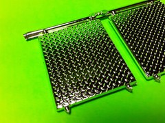 Peterbilt 352 Pacemaker Cabover 1/25 Lot of 2 Chrome Diamond Plate Rig Semi COE
