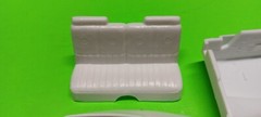 1976 Chevy Caprice 1/25 Interior Tub Bench Seat Dash Steering Wheel Free Ship