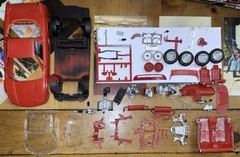 Revell Snaptite Acura NSX – Incomplete Model Kit (almost Complete)