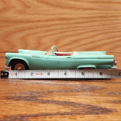1956 Seafoam Green AMT FRICTION FORD T-BIRD THUNDERBIRD DEALER PROMO CAR