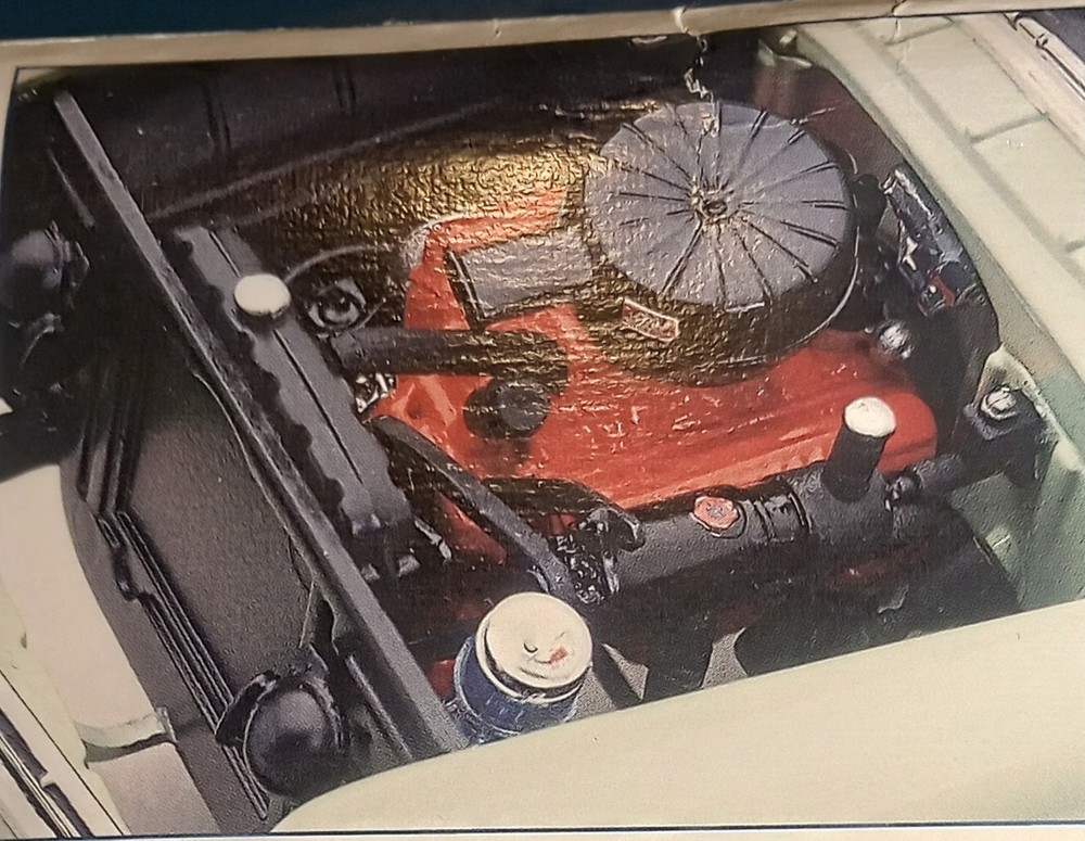 56 CHEVY NOMAD – ENGINE BAY DETAILS – REVELL 2489 – MODEL CAR KIT PARTS LOT