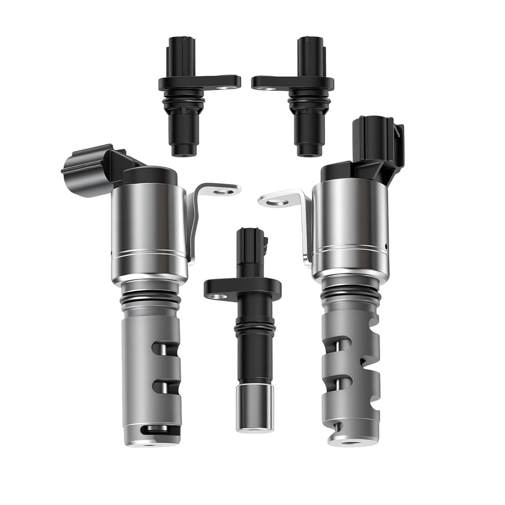Engine Variable Valve Timing VVT Solenoid W/Crankshaft & Camshaft Position Senso