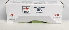 New 1968 AMC Javelin Laurel Green Met Promo Model REPLICA BOX ONLY..NO CAR