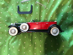 Hubley 1930 Packard Sport Phaeton 1/22 scale as is for parts or restoration