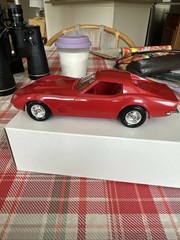 RARE Vintage MPC 1972 Red Chevrolet Corvette 454 Coupe Mille Miglia Dealer Promo