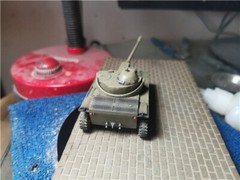 handprinted 1/72 Military Model US T71 Light Tank Finished Model