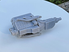 1 25 Scale Nitrous Chevrolet 283 Engine Custom Chevy V8 Small Block Motor