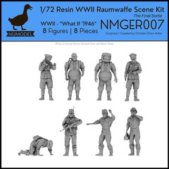 NUMODEL NMGER007 | 1/72 Resin WWII German Astronaut Raumwaffe Soldier Scene Kit