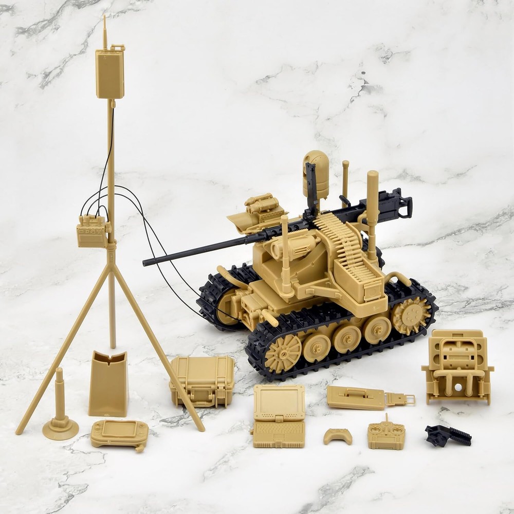 TOMYTEC 1/12 Little Armory LD049 ARMED UGV 2 .50 CAL CARRIER Model Kit 329985