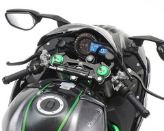 Tamiya 1/12 Kawasaki Ninja H2 Carbon Motorcycle Model Kit TAM14136