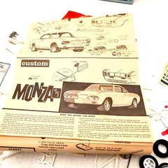 AMT 1969 Corvair Model Kit Y911 200 – Partially Assembled and Painted, 99% Cmplt