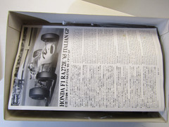 Hasegawa 1:24 Scale Honda RA272E F1 ’65 Italian Grand Prix model kit #HR105:2600
