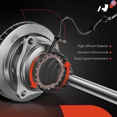 A-Premium Rear Side ABS Wheel Speed Sensor Compatible with Hyundai, Kia Models
